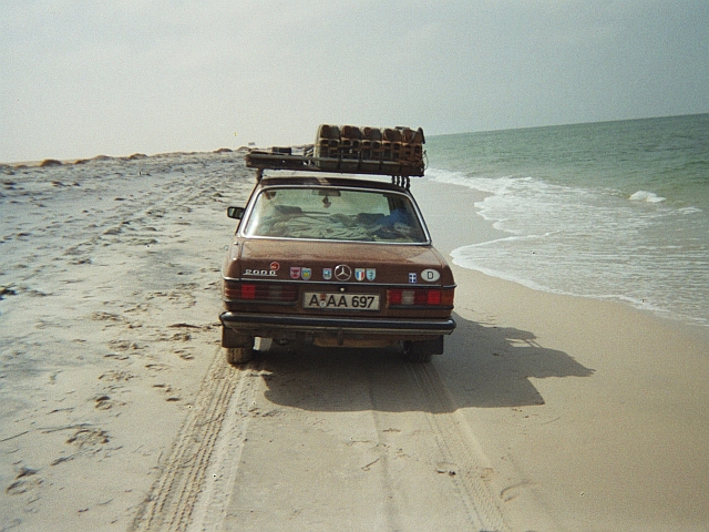 Halt am Strand