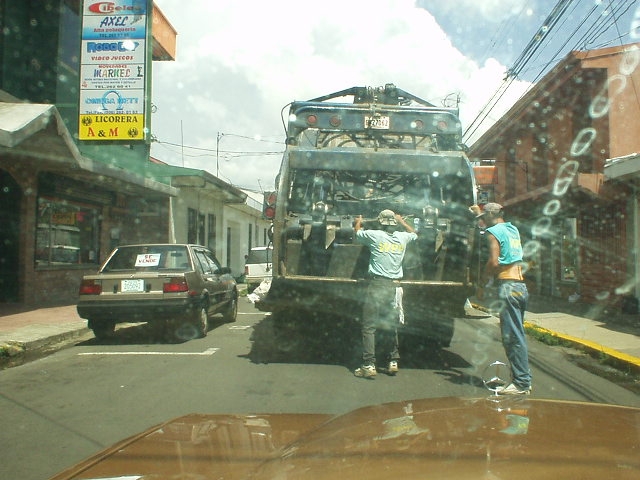 Müllabfuhr, San José, Costa Rica.