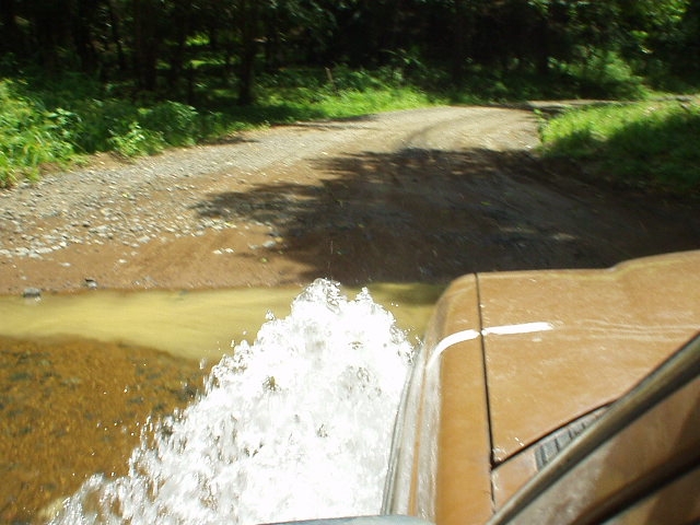 Flußlauf auf dem Weg nach Nosara.