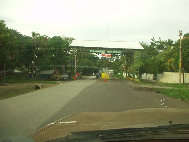 Grenze Corat Rica - Nicaragua.