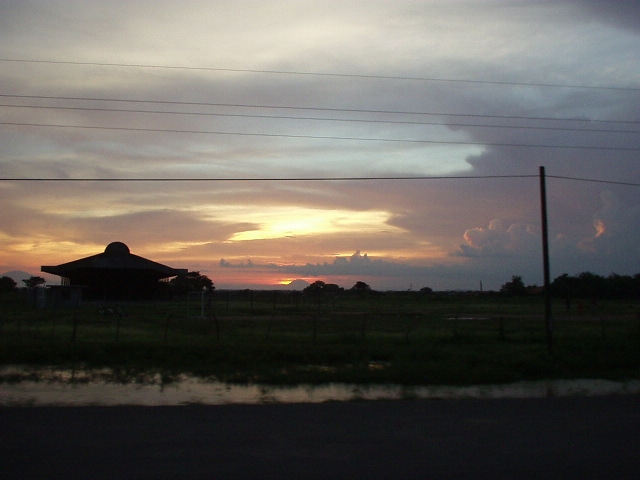 Sonnenuntergang Honduras.