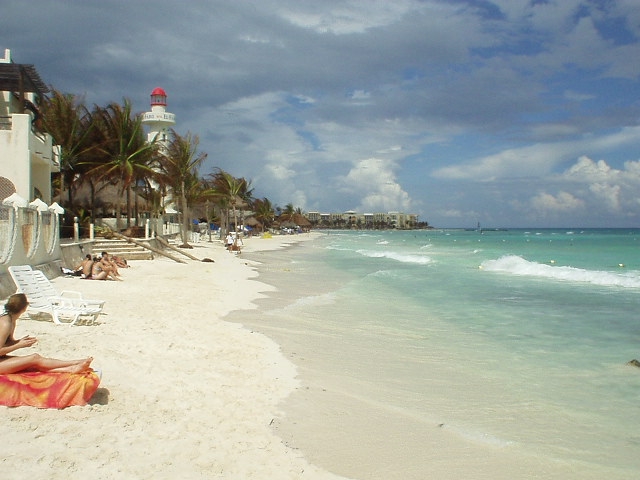 La Playa de Playa del Carmen...