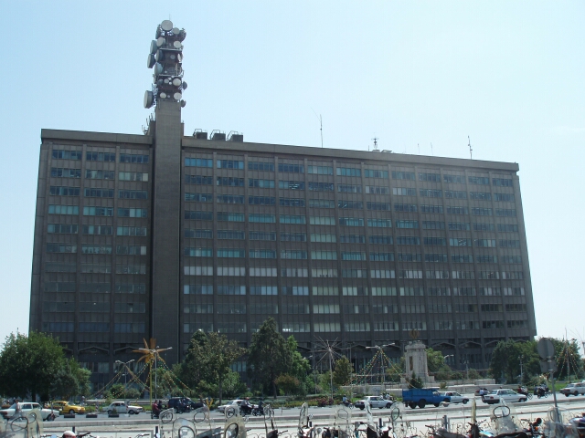 Die "Kommunikationszentrale" Khomeni-Platz