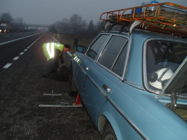 Pit-Stop an der Autobahn...