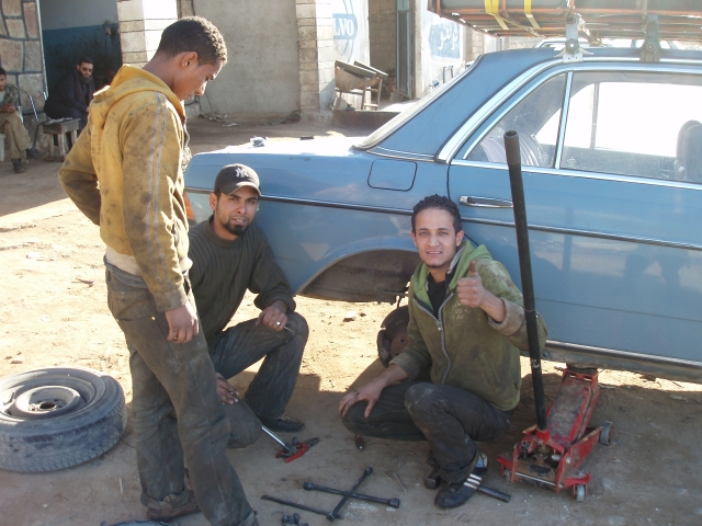 Werkstatt in Benghasi